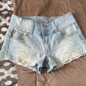 Refuge Sky Blue Jean Shorts